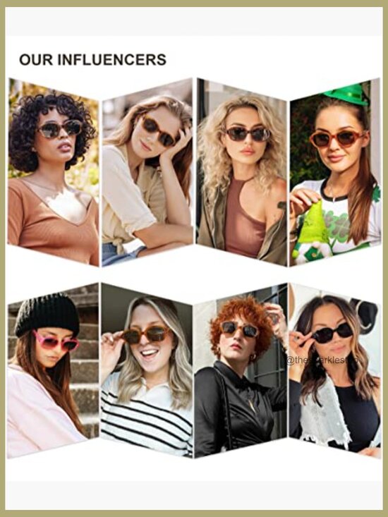 Rectangle Sunglasses with Polarized Lenses, UV Protection, Metal Frame main image 4